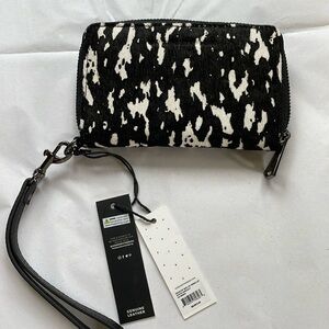 Aimee kestenberg leather calf hair wallet